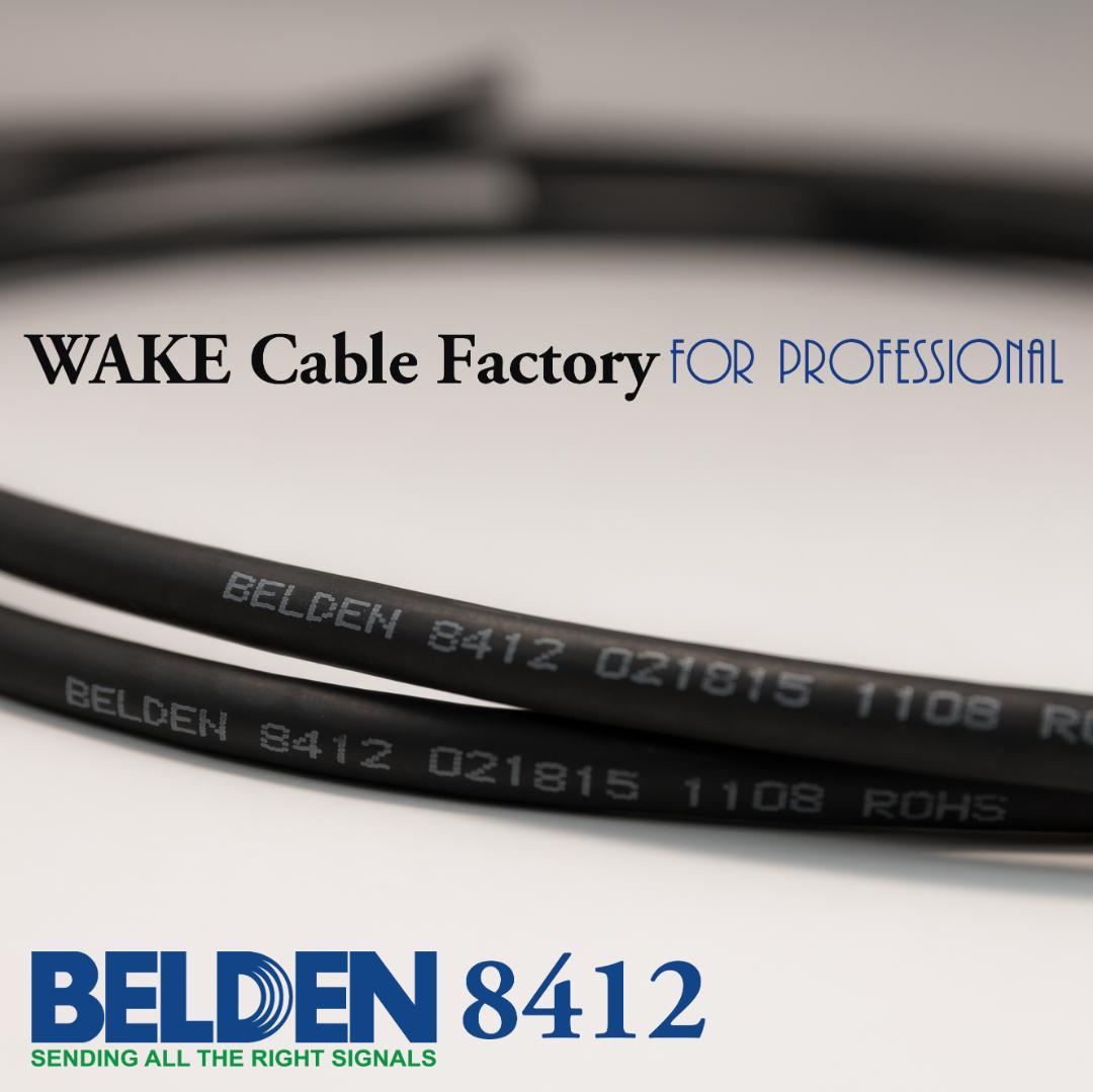 プレミアム仕様！BELDEN8412★XLRケーブル3mステレオペア