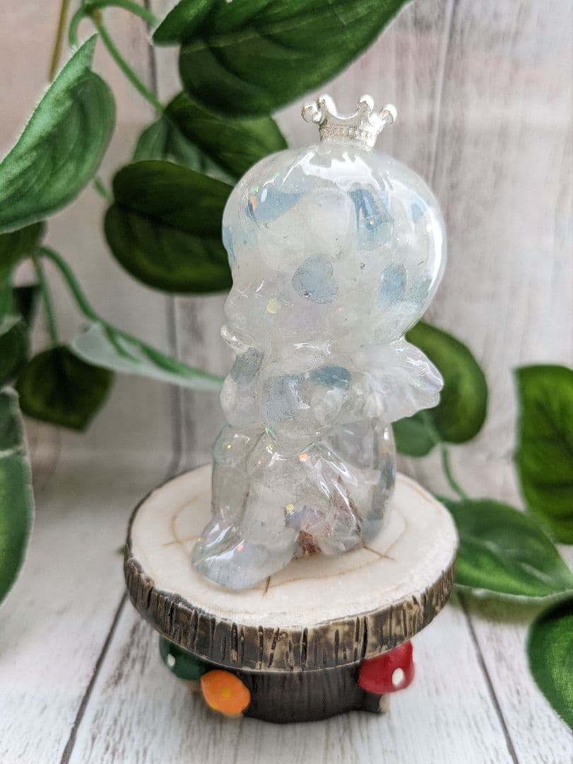 【yucco89】エンジェルオーラクォーツのたこちゃん形オルゴ☆他３点