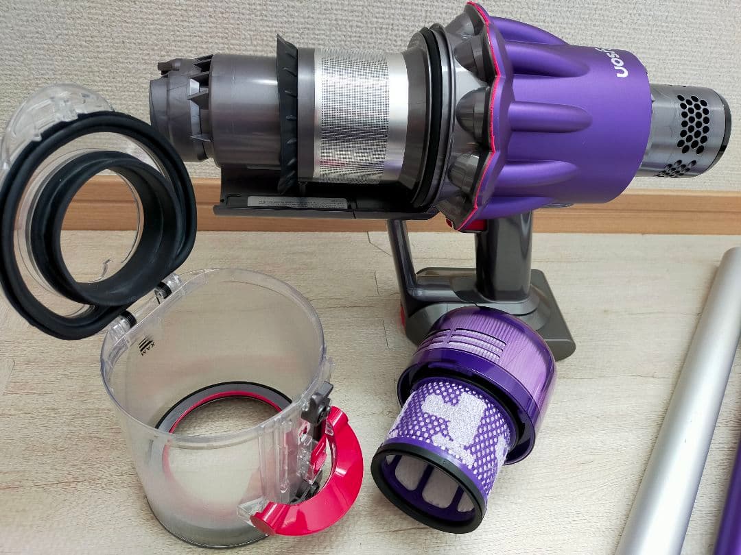 ダイソン Digital slim SV18 【分解・洗浄】毛絡み防止、スタンド