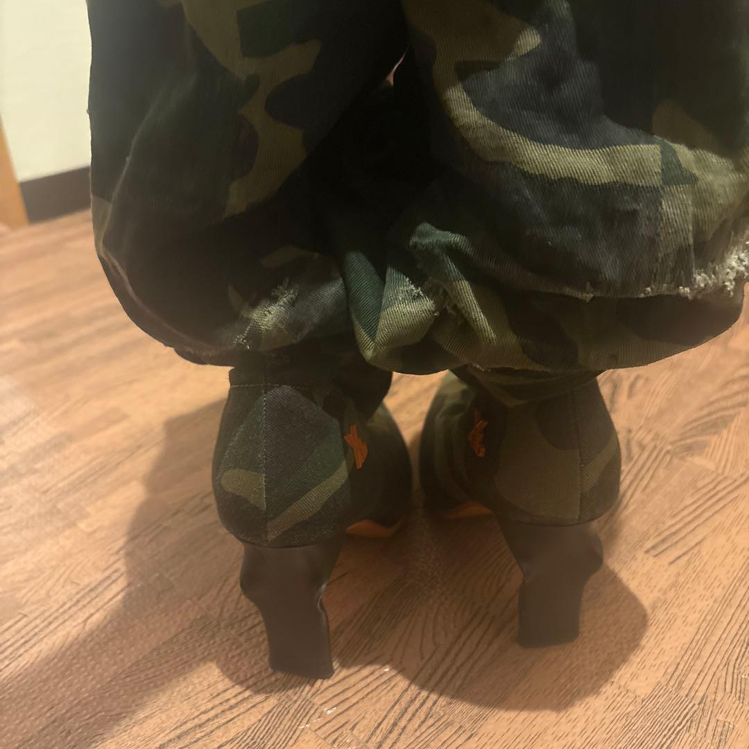 yello 迷彩 ブーツ