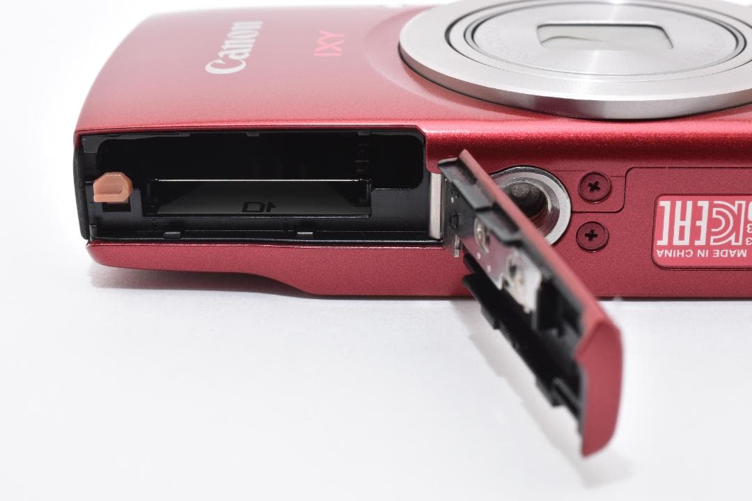 超美品 Canon IXY200 コンパクトデジタルカメラ レッド キヤノン