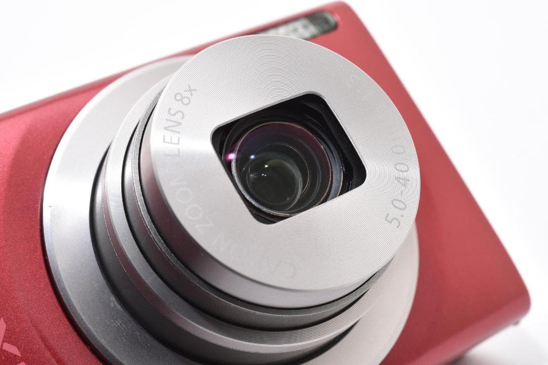 超美品 Canon IXY200 コンパクトデジタルカメラ レッド キヤノン