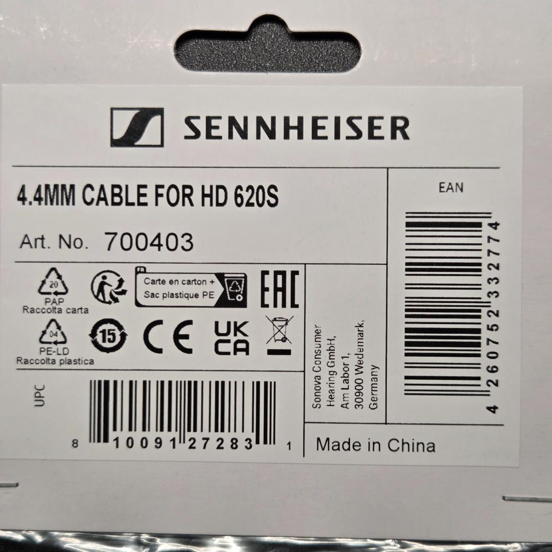 SENNHEISER 標準ケーブル 4.4mm HD 620S用