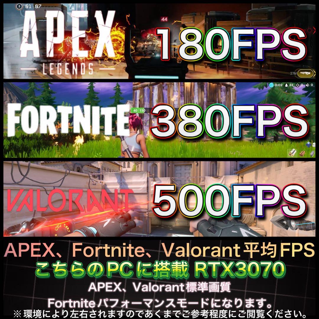 PCデビューにもRTX3070搭載ゲーミングPCモニター付きフルセット