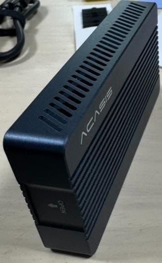 美品SSD外付けケースACASIS 40GbpsSSD TBU405Pro M1