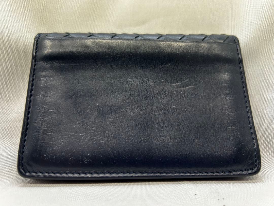 【BOTTEGA VENETA】編み込みレザー名刺入れ