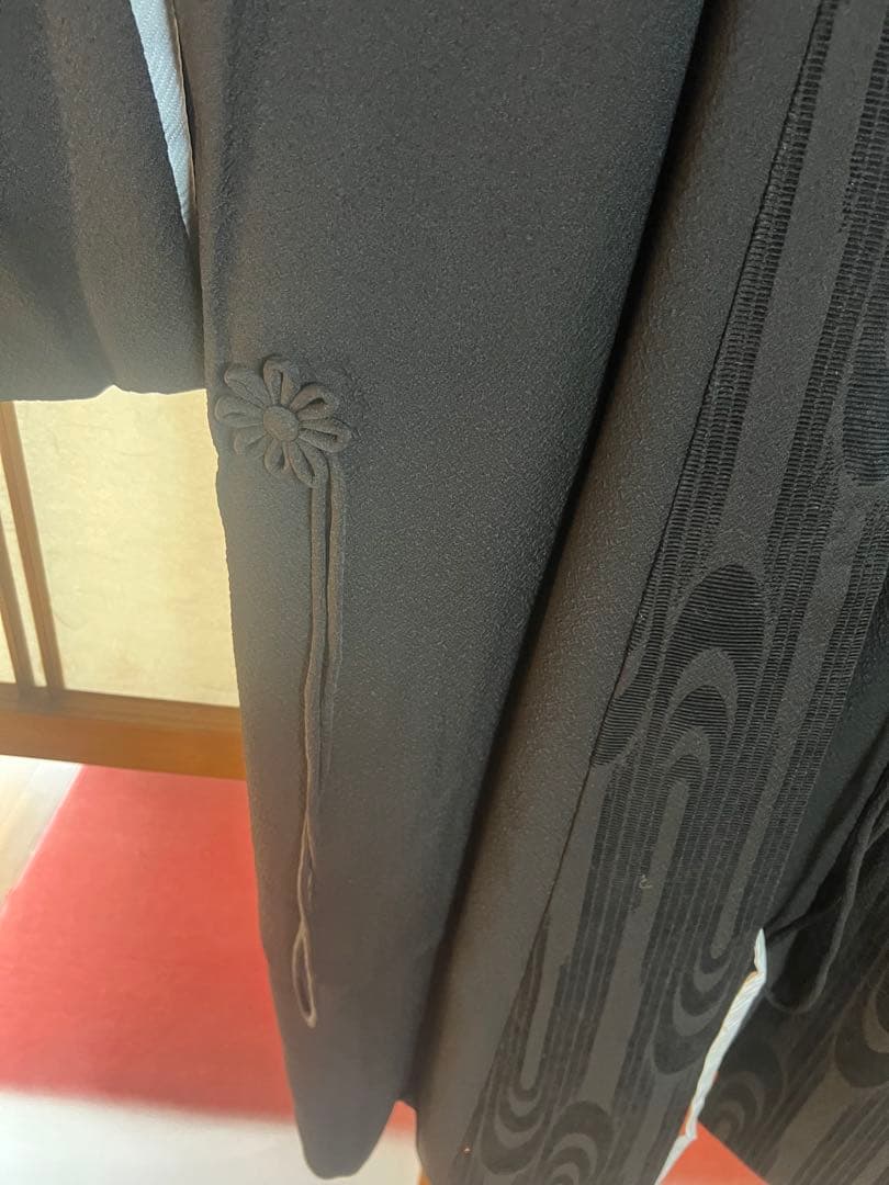 美品 道中着 冬用 和装コート 正絹