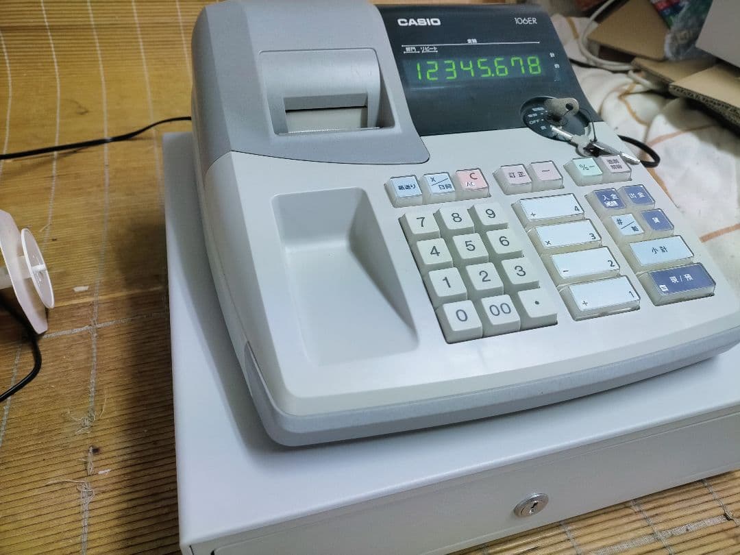 カシオレジスター　106ER　簡単便利特殊　送料込　925666