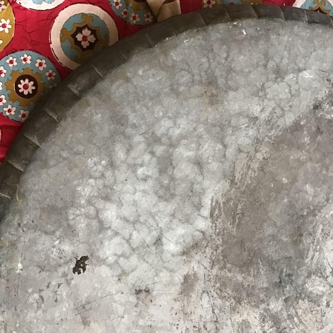 16世紀　オスマントルコ　ブロンズ　銅製　大型トレイ　アンティーク