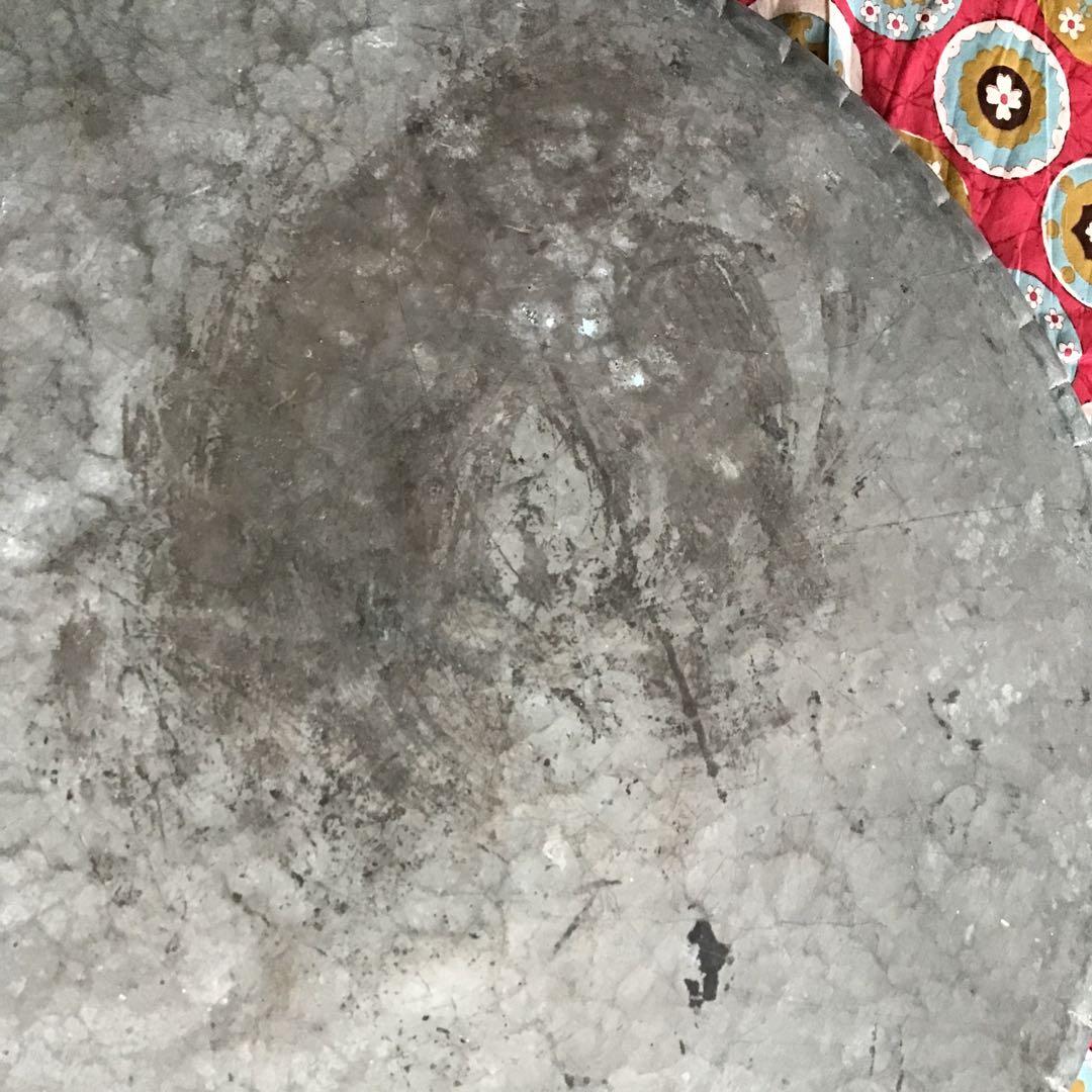 16世紀　オスマントルコ　ブロンズ　銅製　大型トレイ　アンティーク