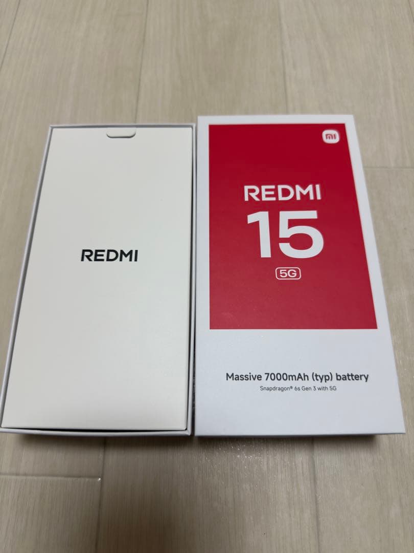 一括支払い　REDMI 15 5G 128G グリーン　本体