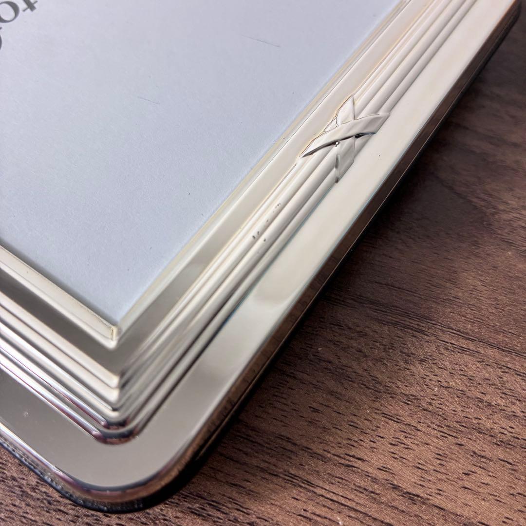 【美品】Christofle クリストフル フォトフレーム リュバン