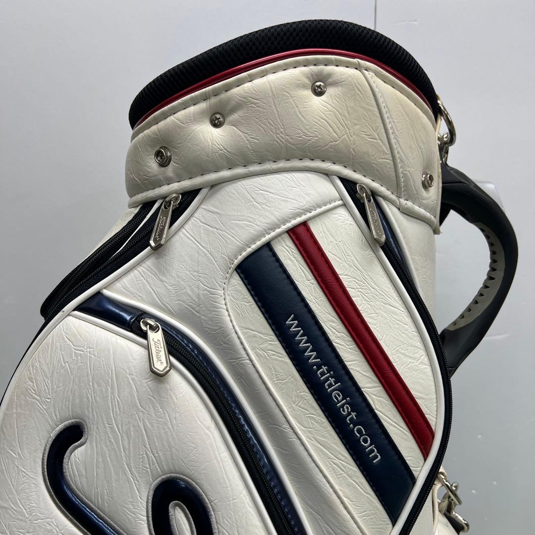 タイトリスト　titleist キャディーバック　8インチ　ホワイト　メンズ