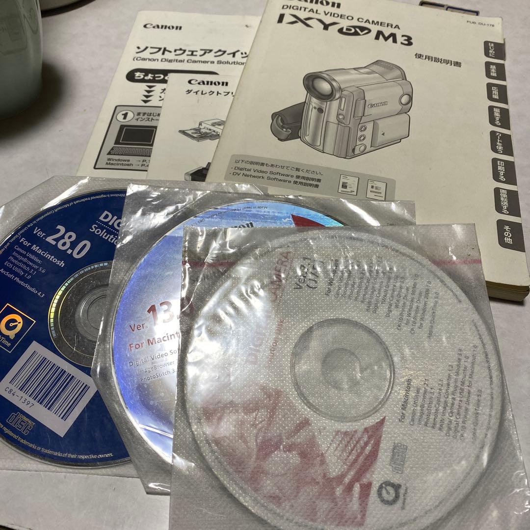 Canon miniDVビデオカメラ　IXYdv M3 ①