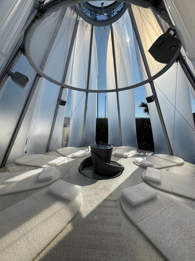 万博サウナ フェイスタオル グレー