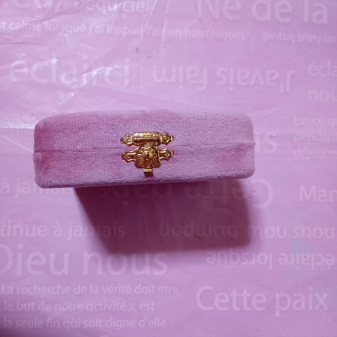 新品未使用箱付き★マグノリアホワイト石井美保　ジュエリーケース　ピンク　小サイズ