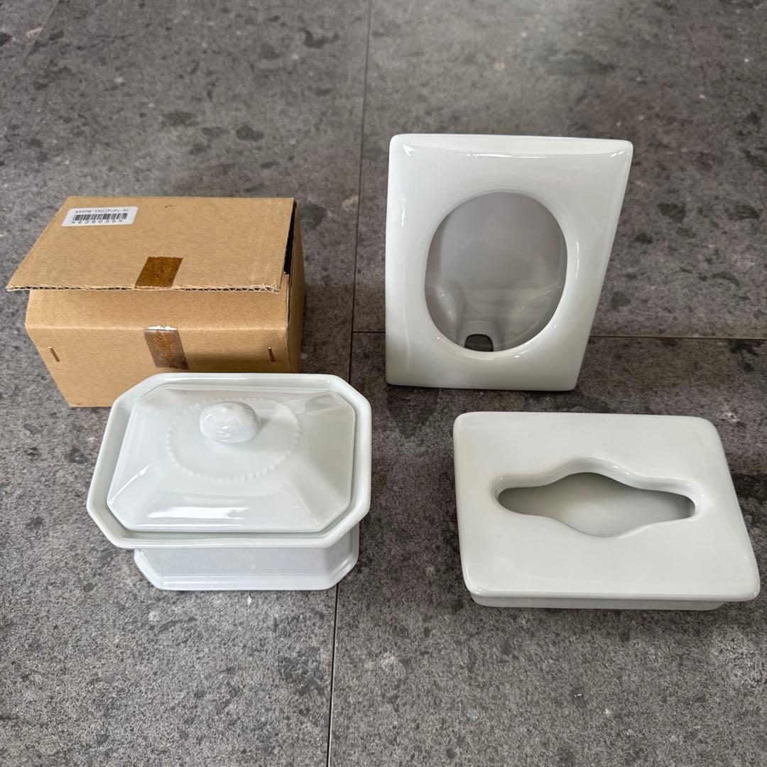 ポーセラーツ白磁19点