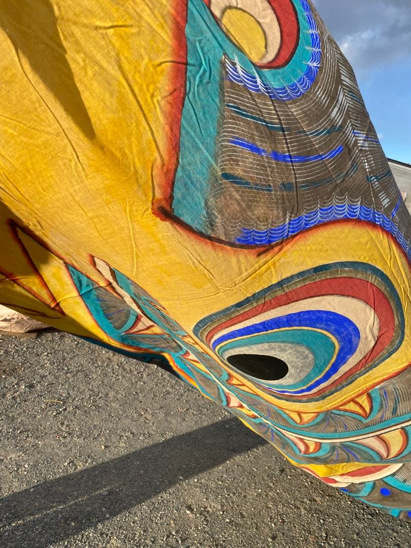 9メートル　レトロな鯉のぼり　1本