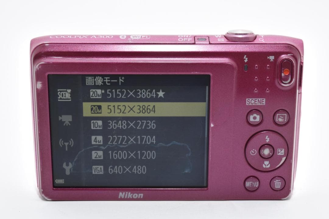 ❤️大人気色　Nikon COOLPIX A300 ピンク スマホ転送 814