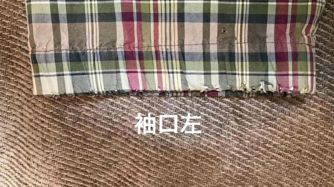 90s 白タグエディーバウアーチェックコットンアノラックパーカー