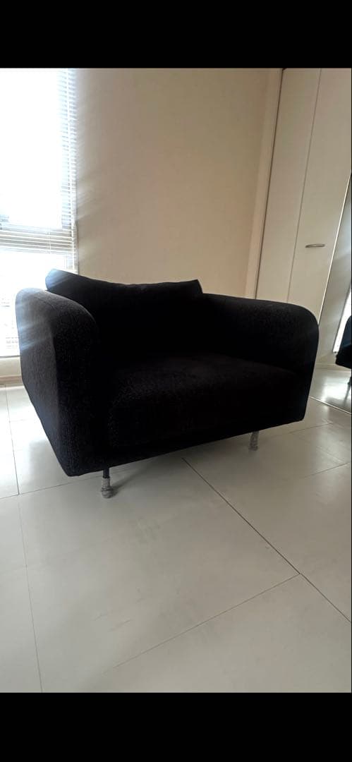 mons sofa 1seater ブラック