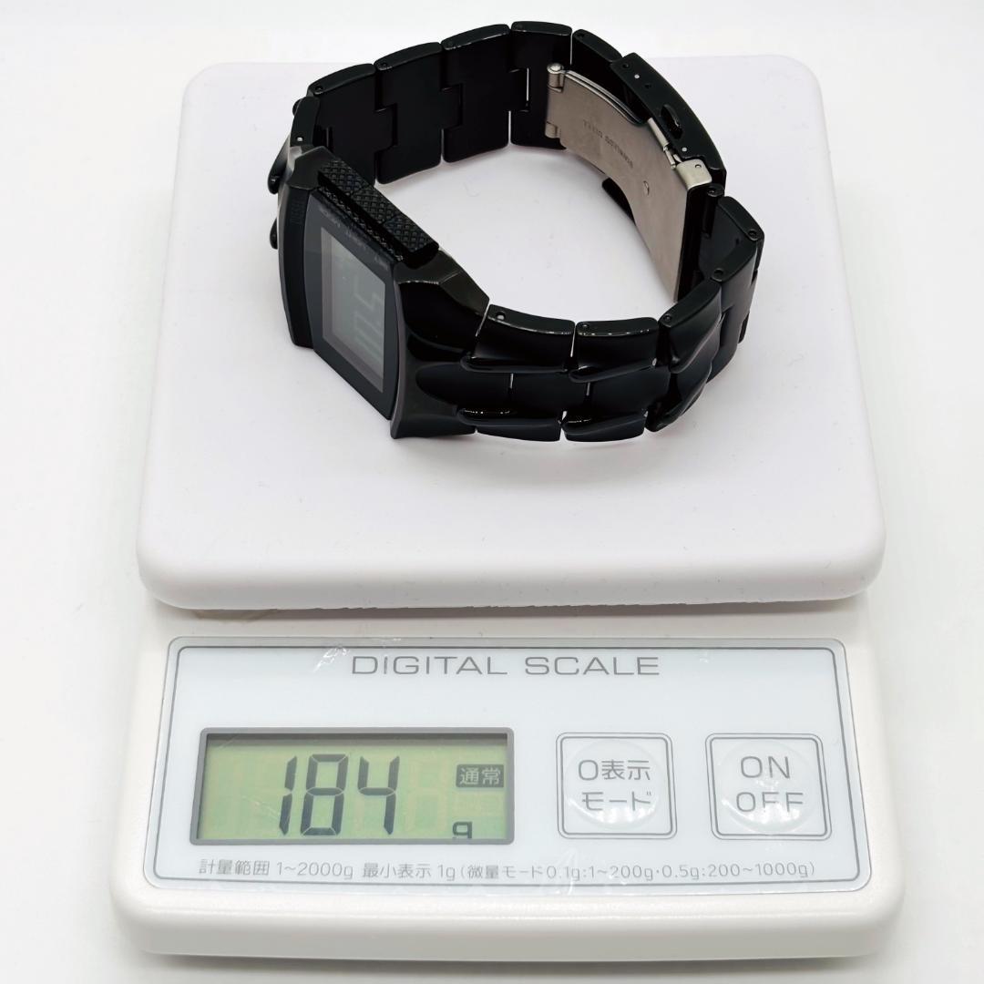 【入手困難】ディーゼル DZ2156 腕時計 ブラック 電波時計 【1-D-①】