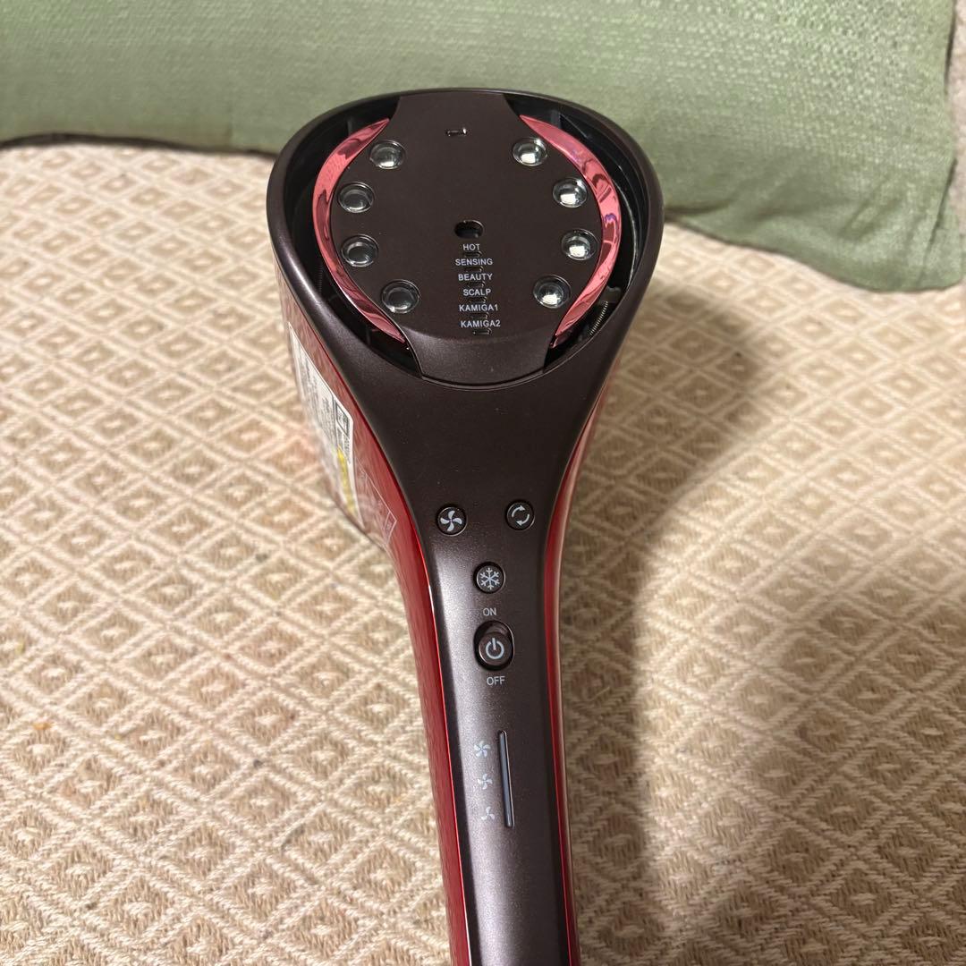 ヘアリプロ N-LED Sonic KAMIGA レッド スカルプケアドライヤー