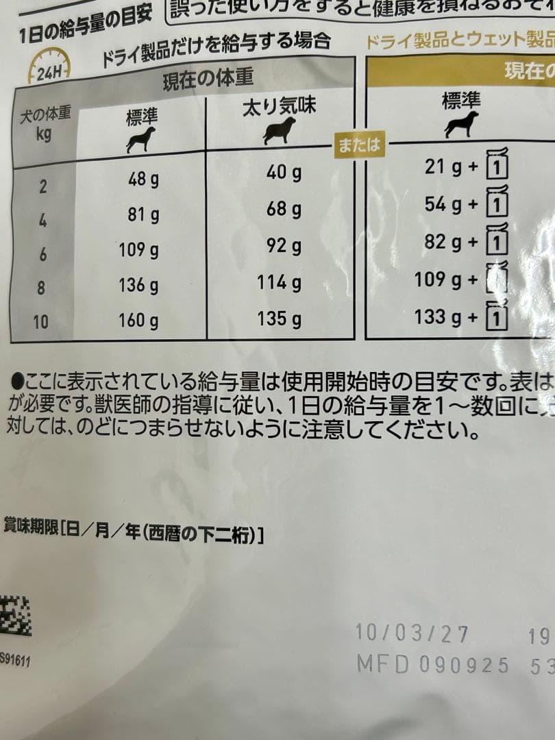 ロイヤルカナン 犬用 ユリナリーS/O ライト S 小粒 3kg 1袋