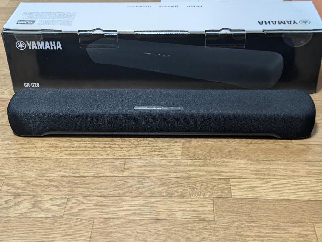 【美品】ヤマハ コンパクトサウンドバー SR-C20A 横幅60cm