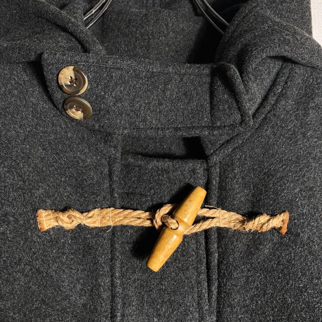 【90s USA製】RALPH LAUREN ダッフルコート ウール グレー.