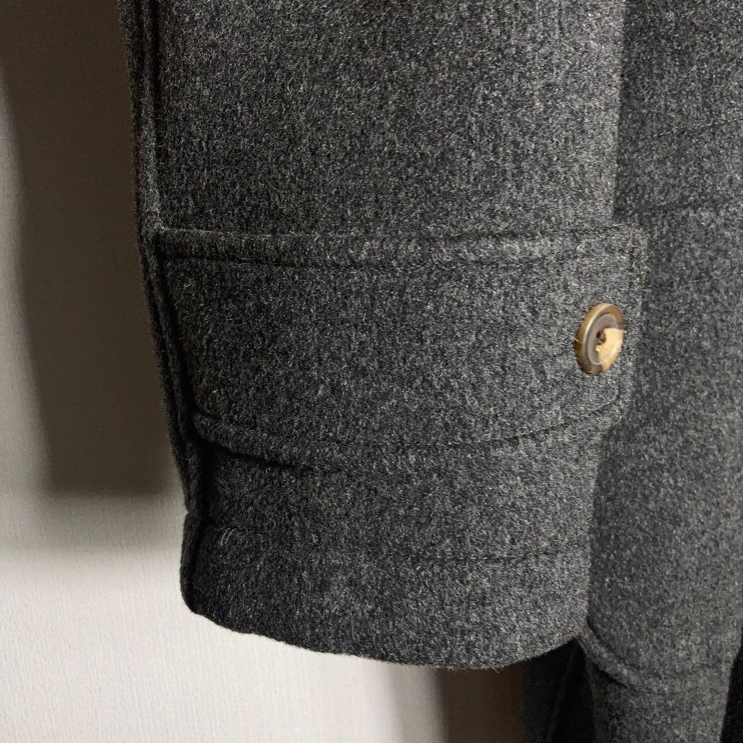 【90s USA製】RALPH LAUREN ダッフルコート ウール グレー.