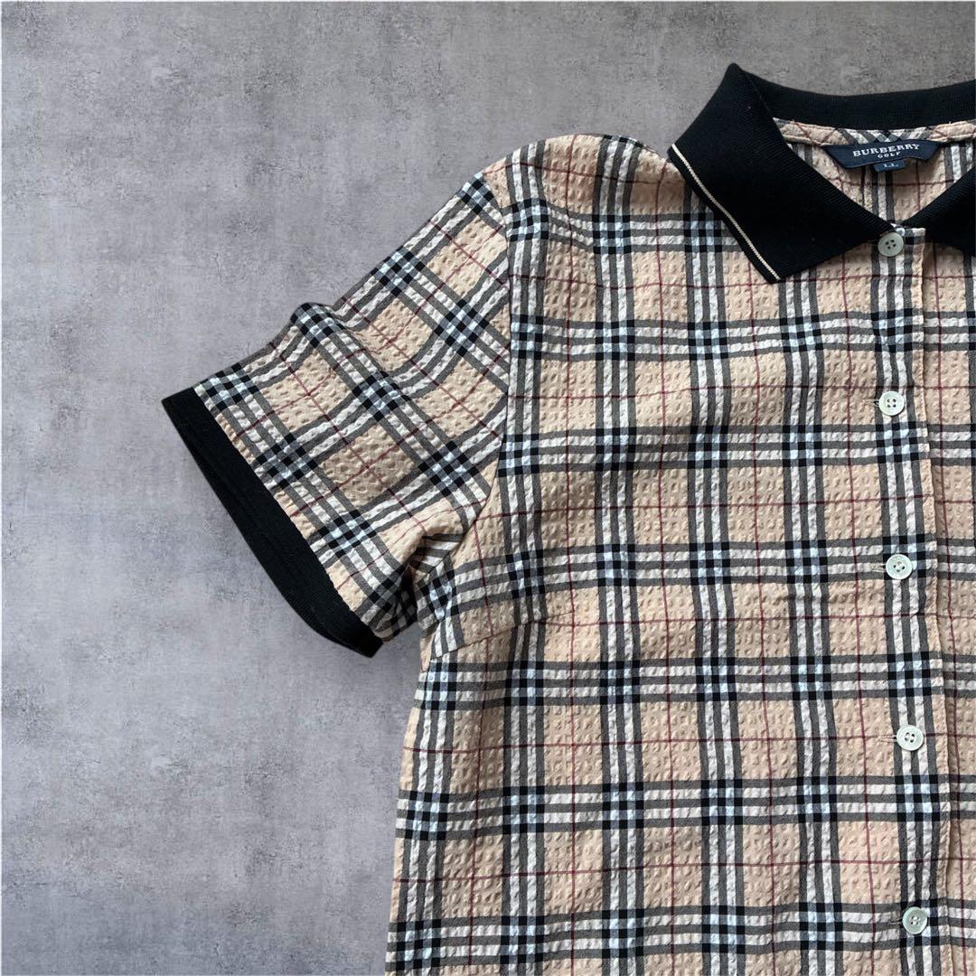 希少BURBERRY GOLF バーバリーゴルフ ノバチェック ワンピース LL