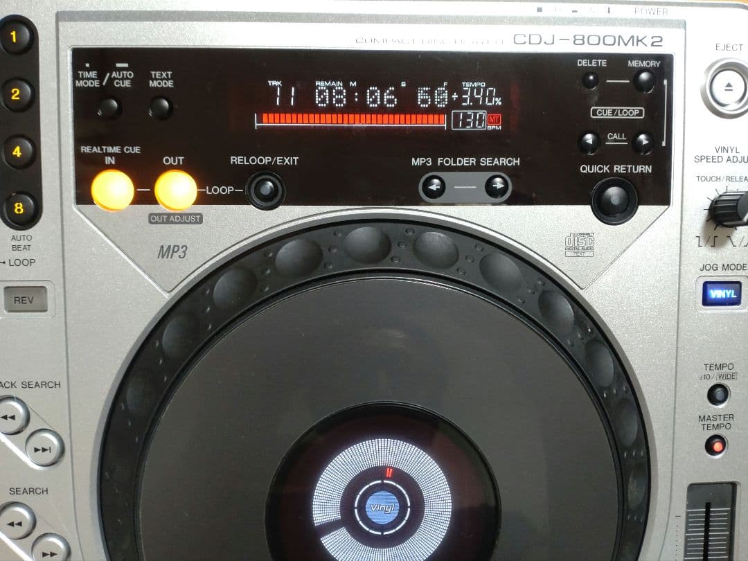 Pioneer CDJ-800mk2 　動作確認済み　元箱あり　美品