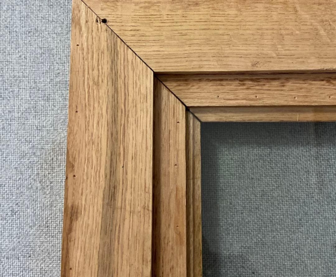 アメリカ ビンテージ オーク 楢 無垢材 フォトフレーム　 写真立て 額　USA