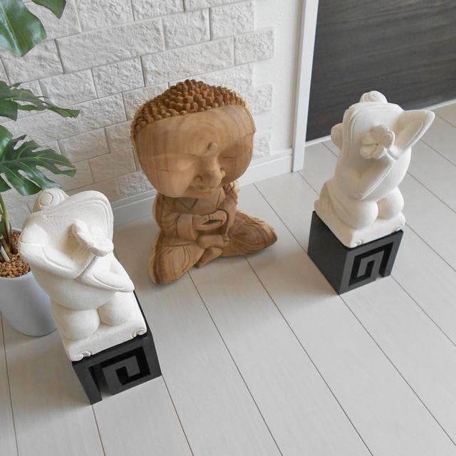 渦巻き スクエア 飾り台 ２個セット♪ 台 モダン 和モダン スパ バリスパ