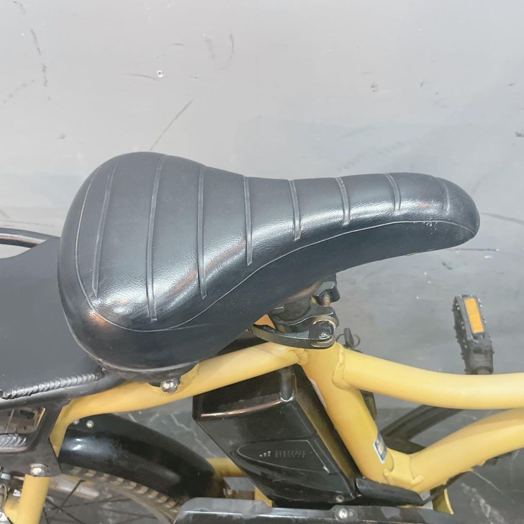 【786】電動自転車 ミニベロ パナソニック INTER3 イエロー系
