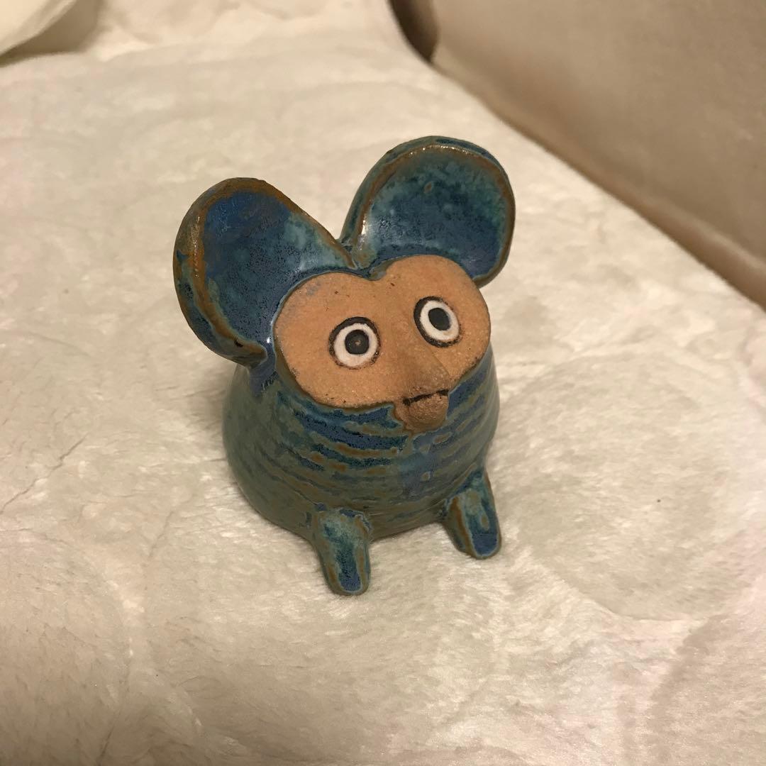 【希少】リサ・ラーソン おばけネズミ 美品 ／置物
