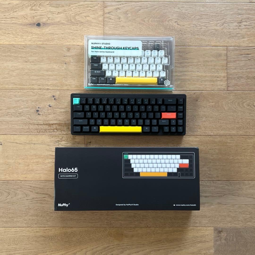 NuPhy Halo 65 Black Night Breeze +キーキャップ