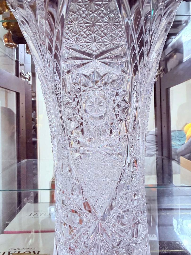 KAMEI クリスタル 24%花瓶 Japan.