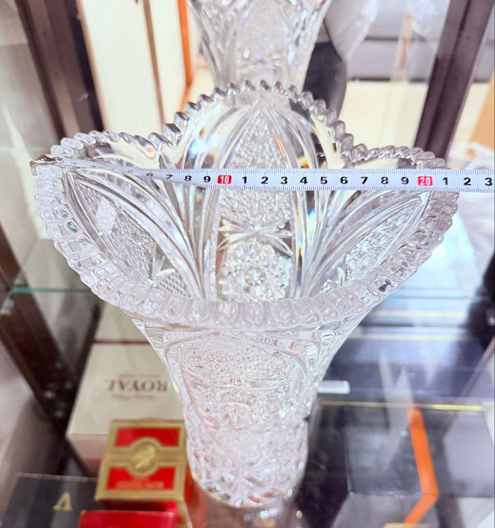 KAMEI クリスタル 24%花瓶 Japan.