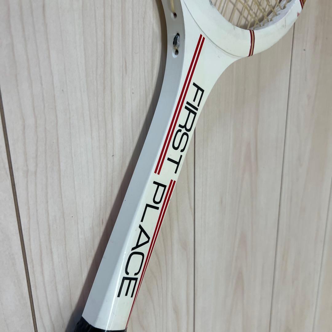 【ヴィンテージ美品】木製ラケット FIRST PLACE インテリア