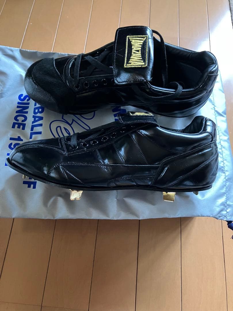 タマザワ 玉澤 野球スパイク 革底金具式 最高級野手用 26.5cm