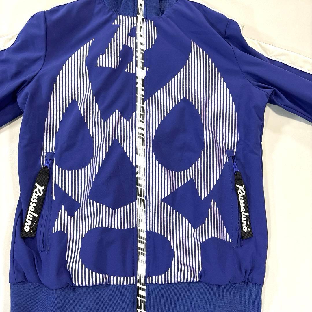 ラッセルノゴルフ　ブルゾン　0/S ネイビー　ルチャ　モックネック　レディース