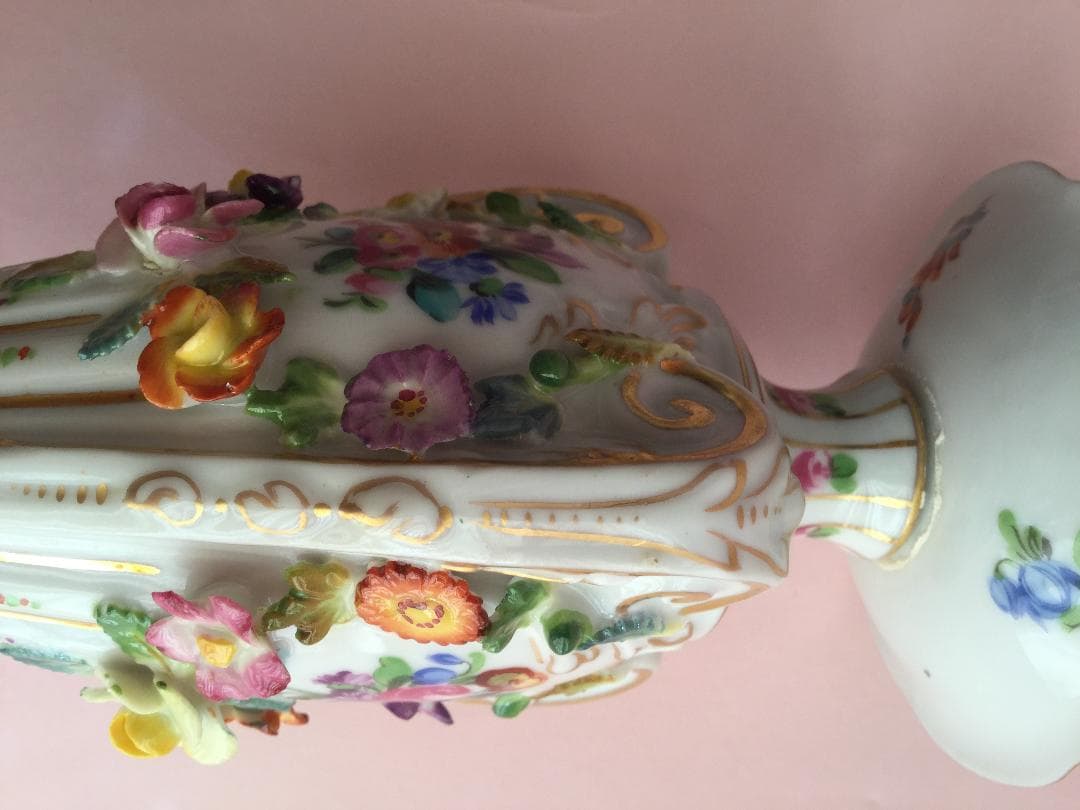 レア ドレスデン カールティーメ ペアキャンドル