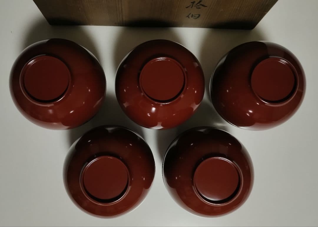 平安堂　うるみ色　鷹の羽弁当　5客