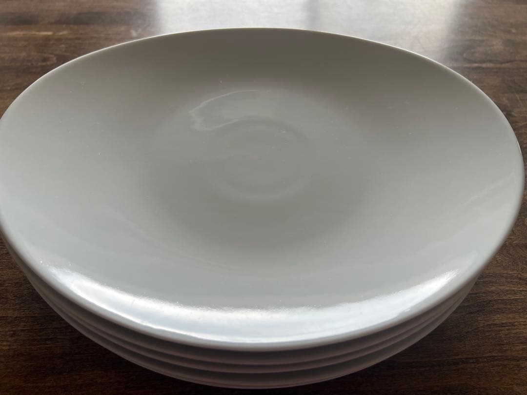 Tognana ホワイトオーバル皿5枚セット