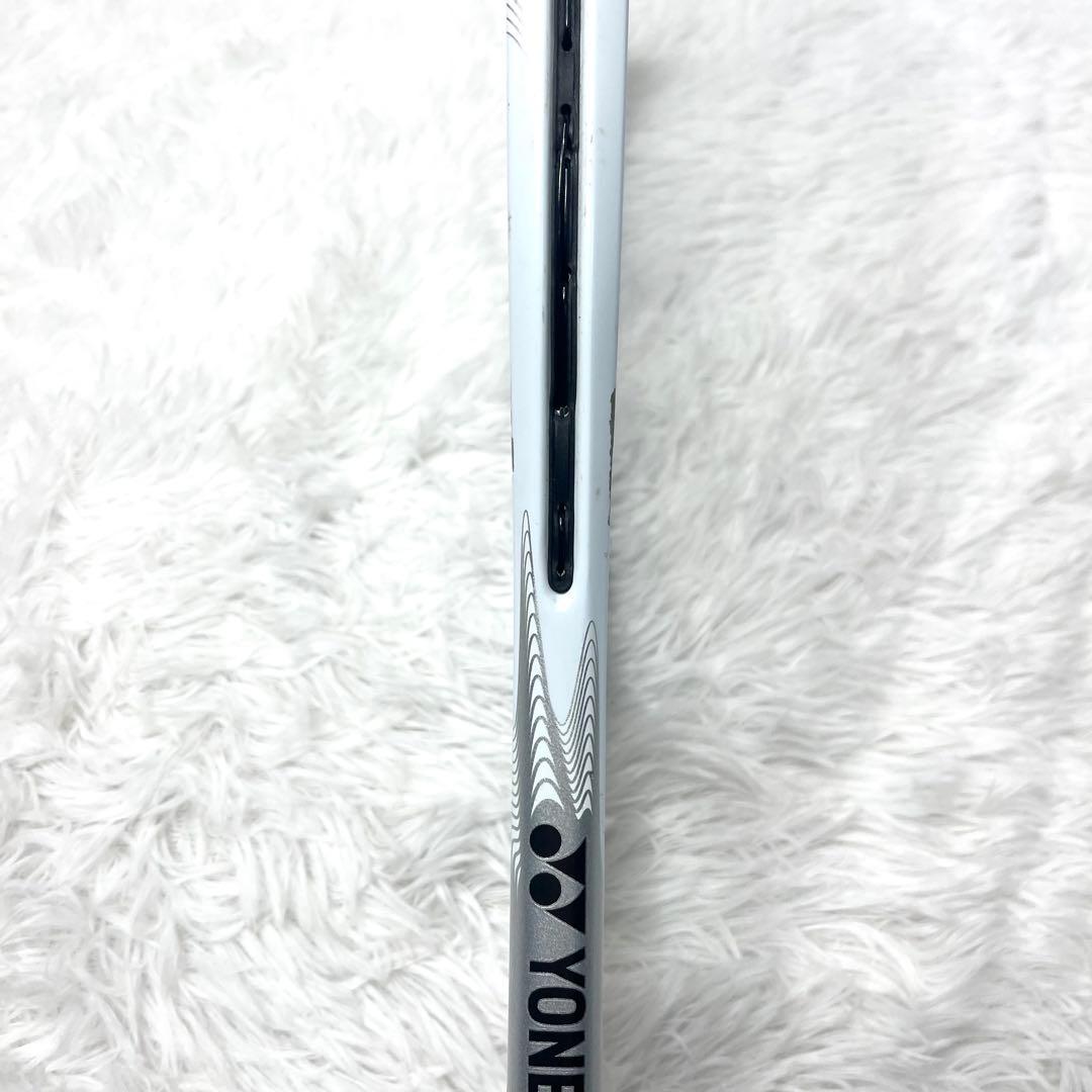 【良品】ヨネックス ナノフォース8v REV SL2 ソフトテニス 前衛用　白