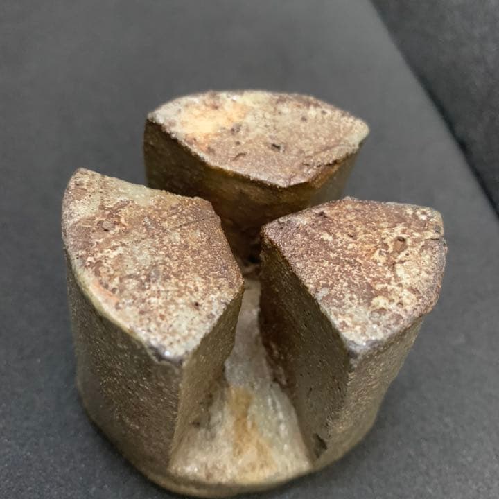 時代　古唐津　三足蓋置　茶道具　唐津