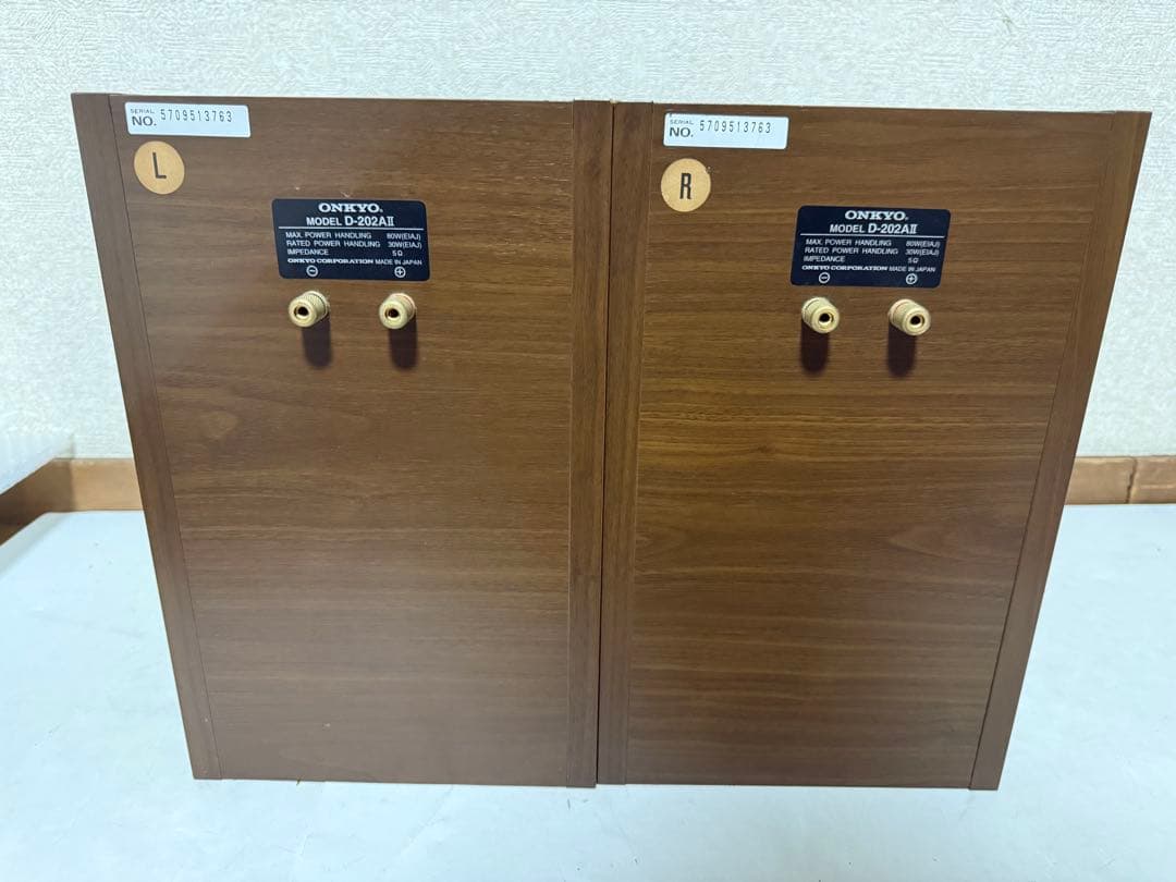 ONKYO オンキョー スピーカーペア D-202AⅡ