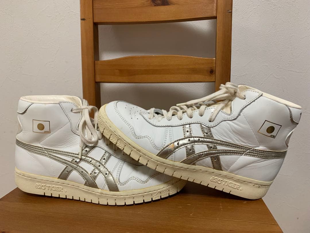 年末SALE！　 asics タイガー　ファブレジャパンL 　バスケットシューズ